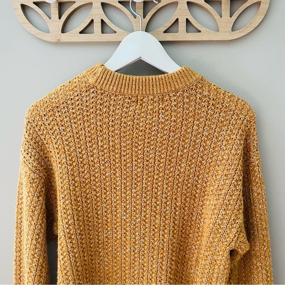 Universal Thread Pullover Knit Sweater Yellow/Ora… - image 7